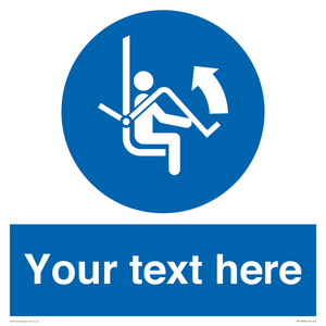 Custom Mandatory: Open safety bar of chairlift